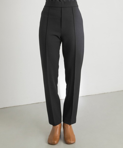 URBAN RESEARCH（アーバンリサーチ）の「ニットジョーゼットペンシルパンツ（その他パンツ・レディース・ブラック/ブラウン系その他・38/36）」の6枚目の写真