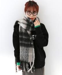 Simplicite | チェックブークレストール◆(マフラー)