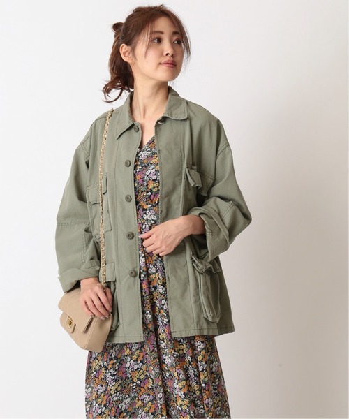 U by SPICK&SPAN(ユーバイスピックアンドスパン)の「【ROTHCO/ロスコ】 BDU SHRTIS OZONE ジャケット◆(ミリタリージャケット・レディース・カーキ/ブラック系その他・FREE)」の4枚目の写真