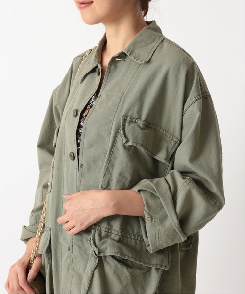 U by SPICK&SPAN(ユーバイスピックアンドスパン)の「【ROTHCO/ロスコ】 BDU SHRTIS OZONE ジャケット◆(ミリタリージャケット・レディース・カーキ/ブラック系その他・FREE)」の8枚目の写真
