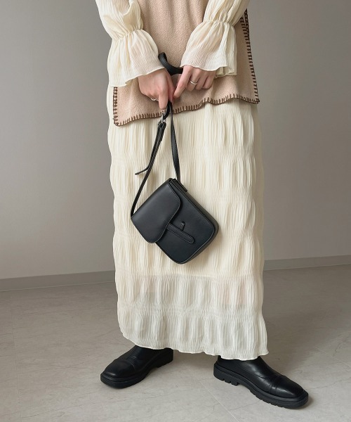 Bab（バブ）の「ポシェットショルダーバッグ（ショルダーバッグ・レディース・ブラック/ベージュ/ブラウン・ONESIZE）」の6枚目の写真