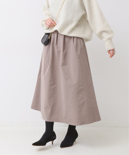 Spick & Span（スピックアンドスパン）の「メモリーストレッチタックフレアスカート（スカート・レディース・ベージュ/ネイビー/ブラック・36/38）」の11枚目の写真