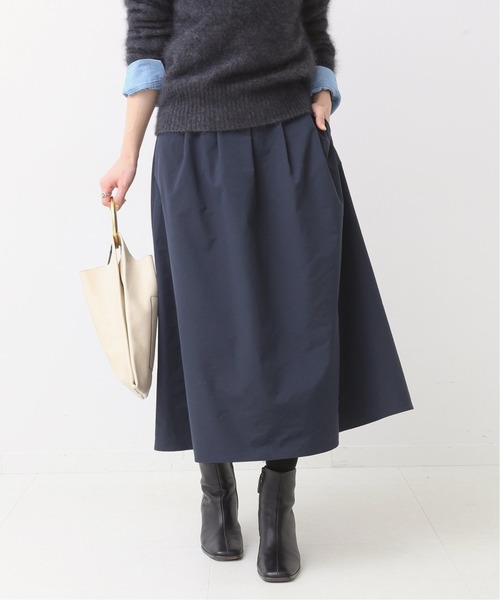 Spick & Span（スピックアンドスパン）の「メモリーストレッチタックフレアスカート（スカート・レディース・ベージュ/ネイビー/ブラック・36/38）」の15枚目の写真