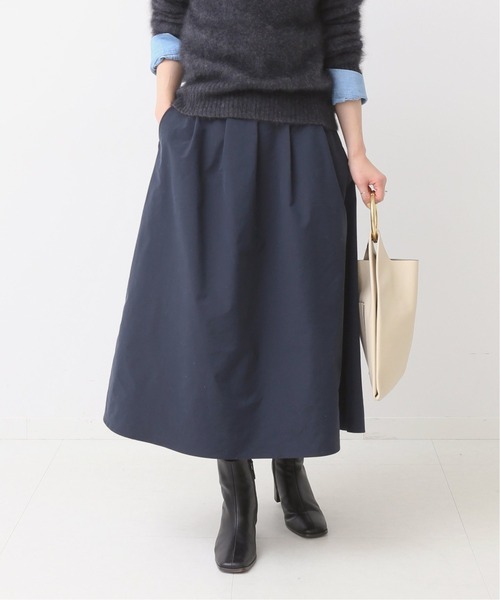 Spick & Span（スピックアンドスパン）の「メモリーストレッチタックフレアスカート（スカート・レディース・ベージュ/ネイビー/ブラック・36/38）」の16枚目の写真