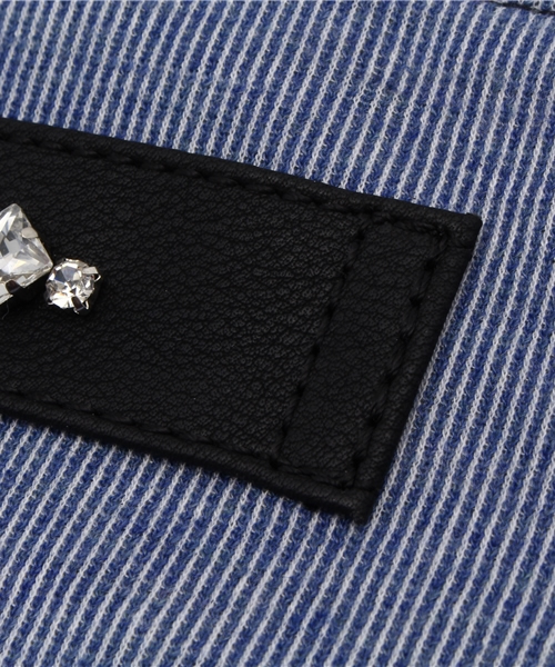 Another Edition（アナザーエディション）の「ビジューコンビクラッチバック/AEFC BJ CMB CLT◆（クラッチバッグ・レディース・オフホワイト/ネイビー・フリー）」の13枚目の写真