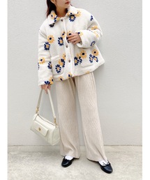 JUMELLE | ベロアプリーツパンツ(その他パンツ)