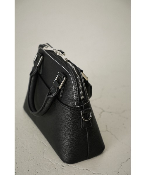 AZUL by moussy（アズールバイマウジー）の「DOUBLE ZIPPER HAND BAG/ダブルジッパーハンドバッグ（ハンドバッグ・レディース・ブラック/アイボリー/ベージュ/ブルー・FREE）」の14枚目の写真