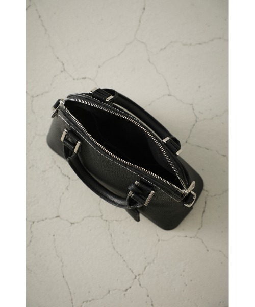 AZUL by moussy（アズールバイマウジー）の「DOUBLE ZIPPER HAND BAG/ダブルジッパーハンドバッグ（ハンドバッグ・レディース・ブラック/アイボリー/ベージュ/ブルー・FREE）」の16枚目の写真