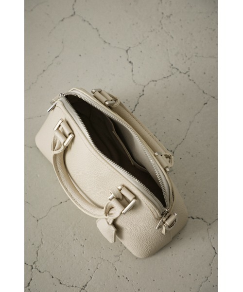 AZUL by moussy（アズールバイマウジー）の「DOUBLE ZIPPER HAND BAG/ダブルジッパーハンドバッグ（ハンドバッグ・レディース・ブラック/アイボリー/ベージュ/ブルー・FREE）」の10枚目の写真