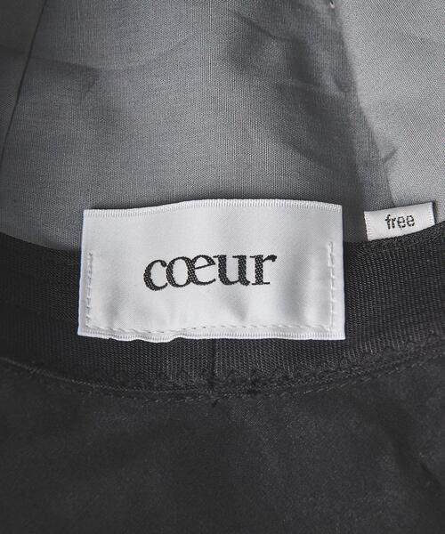 COEUR(クール)の「【別注】<coeur(クール)>PARAFIN ハット†(ハット・レディース・ブラック/ベージュ・FREE)」の11枚目の写真