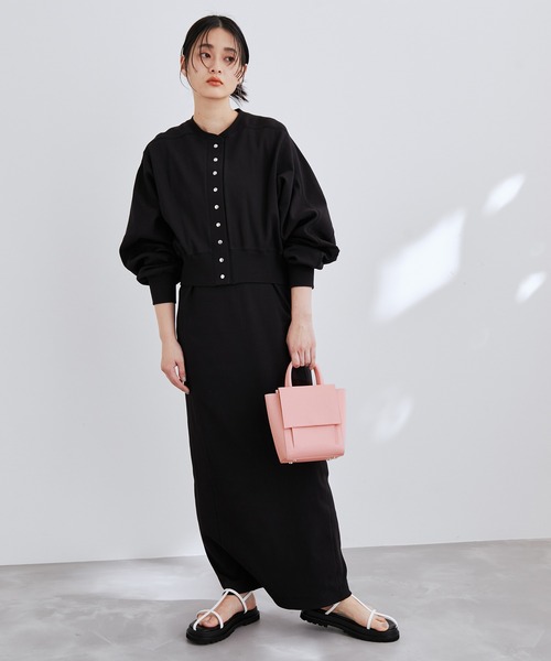 ADAM ET ROPE'(アダムエロペ)の「スプリットレザーフラップミニバッグ(ショルダーバッグ・レディース・ピンク/グレー/ブラック・FREE)」の17枚目の写真