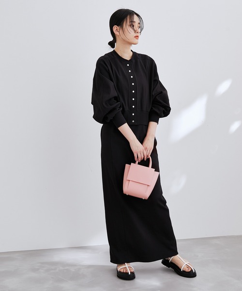 ADAM ET ROPE'(アダムエロペ)の「スプリットレザーフラップミニバッグ(ショルダーバッグ・レディース・ピンク/グレー/ブラック・FREE)」の19枚目の写真