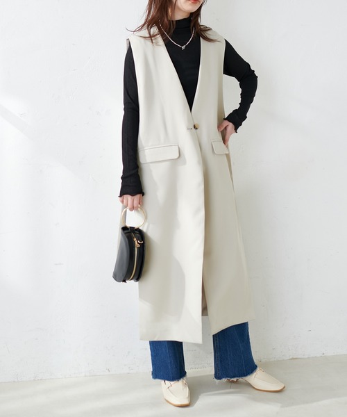 natural couture(ナチュラルクチュール)の「シアーネットメロウタートル(Tシャツ/カットソー・レディース・オフホワイト/ブラック/グリーン・FREE)」の16枚目の写真