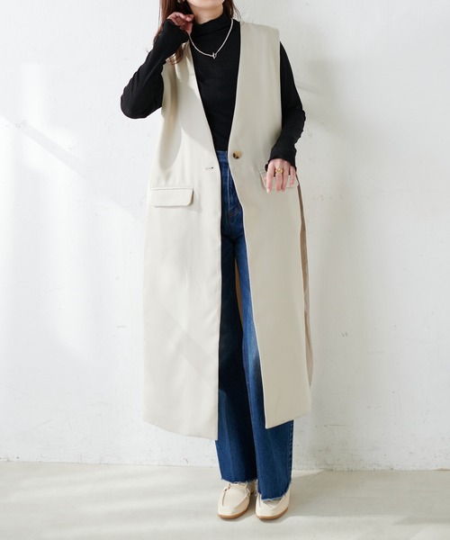 natural couture(ナチュラルクチュール)の「シアーネットメロウタートル(Tシャツ/カットソー・レディース・オフホワイト/ブラック/グリーン・FREE)」の14枚目の写真