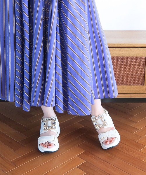 ドルチェ&ガッバーナ　ビジュー　サンダル サンダル ビジュー 23cm Dolce & Gabbana(ドルチェ&ガッバーナ