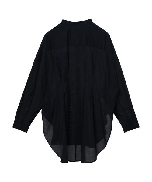 AMERICAN HOLIC（アメリカンホリック）の「イージーケアバックタックシャツチュニック（Tシャツ/カットソー・レディース・ネイビー/ストライプ・FREE）」の21枚目の写真