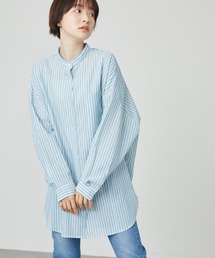 AMERICAN HOLIC | バックタックシャツチュニック(Tシャツ/カットソー)