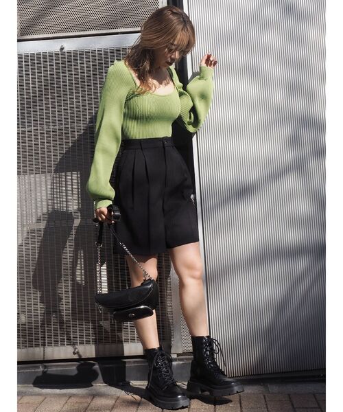 EVRIS（エヴリス）の「レースアップインソールワークブーツ（ブーツ・レディース・ブラック・SMALL/MEDIUM/LARGE）」の6枚目の写真