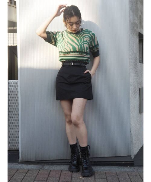 EVRIS（エヴリス）の「レースアップインソールワークブーツ（ブーツ・レディース・ブラック・SMALL/MEDIUM/LARGE）」の10枚目の写真