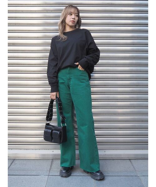 EVRIS（エヴリス）の「レースアップインソールワークブーツ（ブーツ・レディース・ブラック・SMALL/MEDIUM/LARGE）」の17枚目の写真