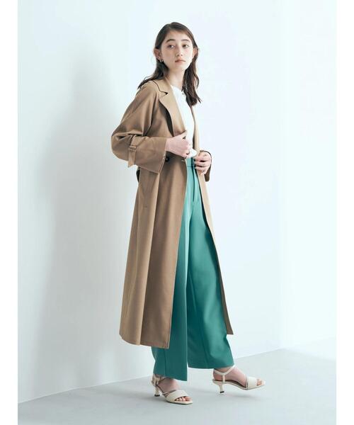 YECCA VECCA（イェッカヴェッカ）の「タックストレートパンツ（その他パンツ・レディース・グリーン・M）」の9枚目の写真