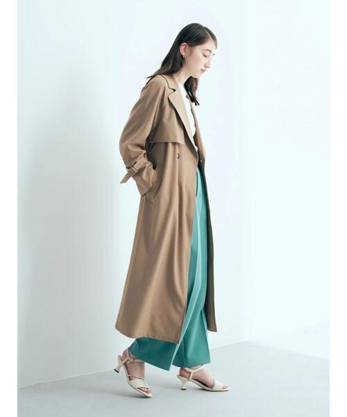 YECCA VECCA（イェッカヴェッカ）の「タックストレートパンツ（その他パンツ・レディース・グリーン・M）」の10枚目の写真