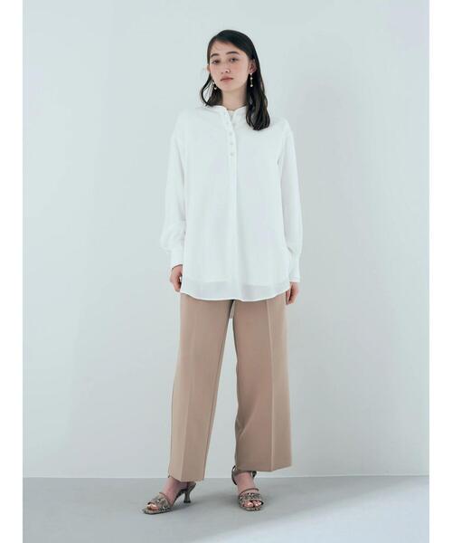 YECCA VECCA（イェッカヴェッカ）の「タックストレートパンツ（その他パンツ・レディース・グリーン・M）」の12枚目の写真