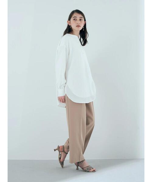 YECCA VECCA（イェッカヴェッカ）の「タックストレートパンツ（その他パンツ・レディース・グリーン・M）」の14枚目の写真