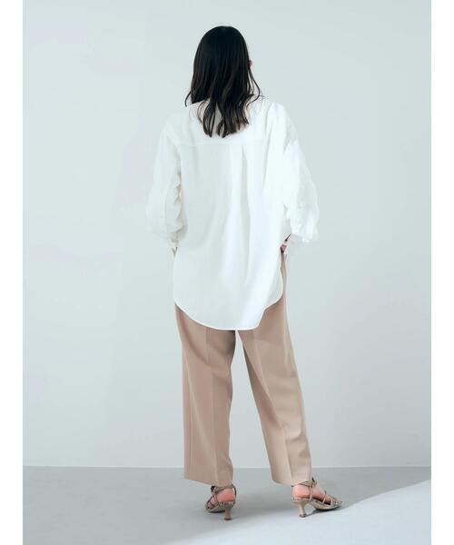 YECCA VECCA（イェッカヴェッカ）の「タックストレートパンツ（その他パンツ・レディース・グリーン・M）」の16枚目の写真