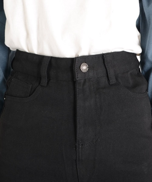 urge：（アージコロン ）の「【URGE：】ひざ丈 台形 デニムスカート（デニムスカート・レディース・ブラック/ブルー・SMALL/MEDIUM/LARGE/X-LARGE）」の12枚目の写真