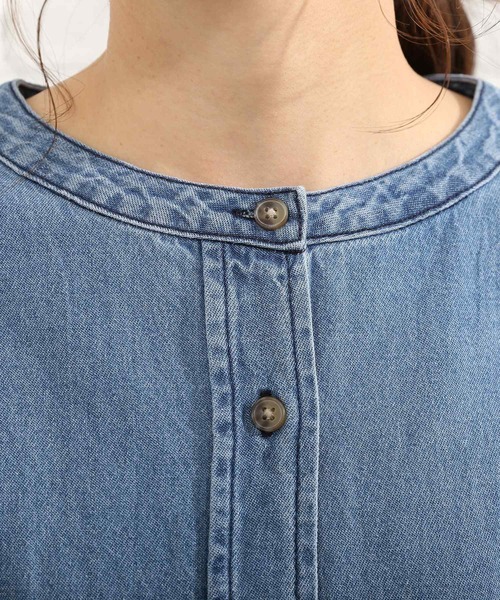 SHOO・LA・RUE(シューラルー)の「◆デニムワンピース(ワンピース・レディース・ダークネイビー/ブラック/ブルー・04/03/05/02)」の5枚目の写真