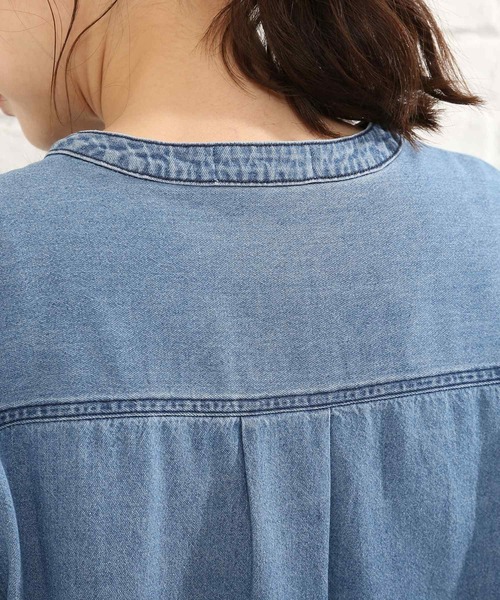 SHOO・LA・RUE(シューラルー)の「◆デニムワンピース(ワンピース・レディース・ダークネイビー/ブラック/ブルー・04/03/05/02)」の6枚目の写真