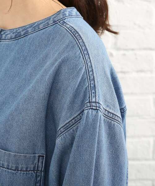 SHOO・LA・RUE(シューラルー)の「◆デニムワンピース(ワンピース・レディース・ダークネイビー/ブラック/ブルー・04/03/05/02)」の7枚目の写真