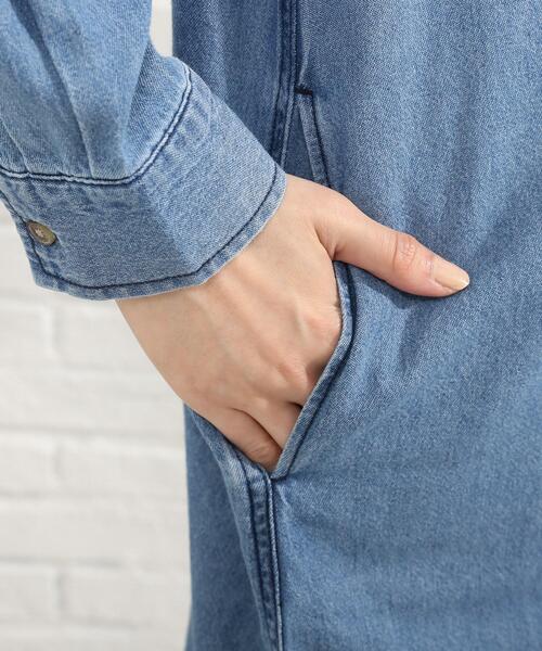 SHOO・LA・RUE(シューラルー)の「◆デニムワンピース(ワンピース・レディース・ダークネイビー/ブラック/ブルー・04/03/05/02)」の9枚目の写真