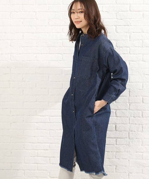 SHOO・LA・RUE(シューラルー)の「◆デニムワンピース(ワンピース・レディース・ダークネイビー/ブラック/ブルー・04/03/05/02)」の19枚目の写真