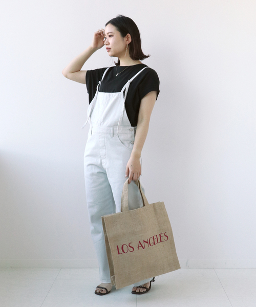 Simplicite(サンプリシテ)の「キャップスリーブTシャツ(Tシャツ/カットソー・レディース・ホワイト/ライトグレー/ブラック/グリーン・FREE)」の5枚目の写真