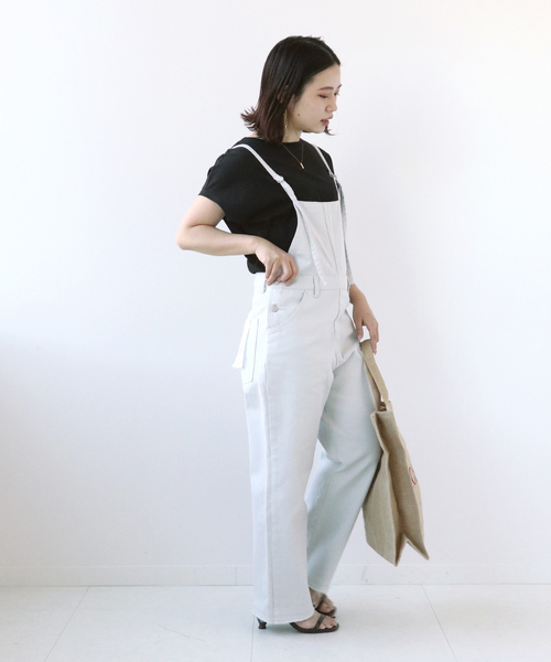 Simplicite(サンプリシテ)の「キャップスリーブTシャツ(Tシャツ/カットソー・レディース・ホワイト/ライトグレー/ブラック/グリーン・FREE)」の8枚目の写真