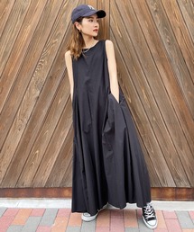 Ungrid | タックデザインフレアワンピース(ワンピース)