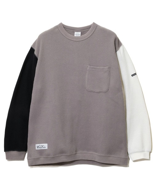 MANASTASH（マナスタッシュ）の「MANASTASH/マナスタッシュ　SNUG THERMAL L/S（Tシャツ/カットソー・メンズ・ホワイト/ブラック/その他1・LARGE/MEDIUM/X-LARGE）」の3枚目の写真