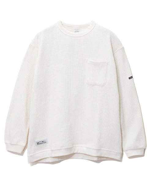 MANASTASH（マナスタッシュ）の「MANASTASH/マナスタッシュ　SNUG THERMAL L/S（Tシャツ/カットソー・メンズ・ホワイト/ブラック/その他1・LARGE/MEDIUM/X-LARGE）」の2枚目の写真