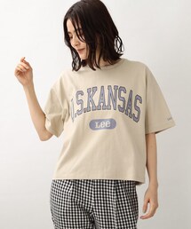 【Lee】別注カレッジロゴTシャツ