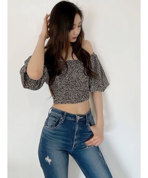 GYDA(ジェイダ)の「LEOPARD PATTERNバルーンスリーブブラウス(シャツ/ブラウス・レディース・その他/その他2・FREE)」の7枚目の写真