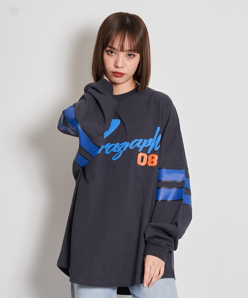 Paragraph（パラグラフ）の「PRGRP.16-LSTEE/パラグラフ（Tシャツ/カットソー・メンズ・ホワイト/チャコールグレー/グリーン/イエロー・FREE）」の17枚目の写真