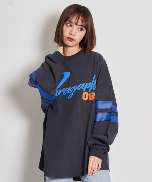 Paragraph（パラグラフ）の「PRGRP.16-LSTEE/パラグラフ（Tシャツ/カットソー・メンズ・ホワイト/チャコールグレー/グリーン/イエロー・FREE）」の18枚目の写真