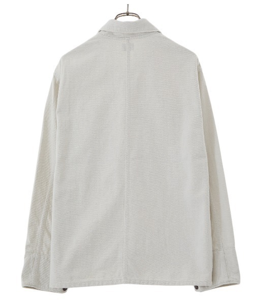 GOLD（ゴールド）の「東洋エンタープライズ GOLD / ゴールド：RECYCLED WASTE SUVIN COTTON YARN 11oz. DENIM WORK JACKET：22A-GL15041[MUS]（デニムジャケット・メンズ・オフホワイト/ブルー系その他・M/L）」の14枚目の写真