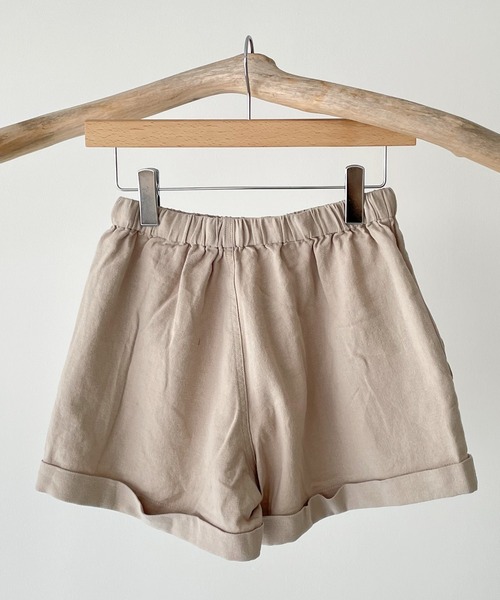 CANAL JEAN（キャナルジーン）の「RED CHOP WORKS(レッドチョップワークス) コットンへリンボーンショートパンツ（その他パンツ・レディース・ブラック/ベージュ・38/36）」の11枚目の写真