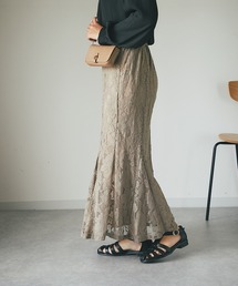un dix cors | 【田久保夏鈴さん着用】　レースマーメードスカート(スカート)