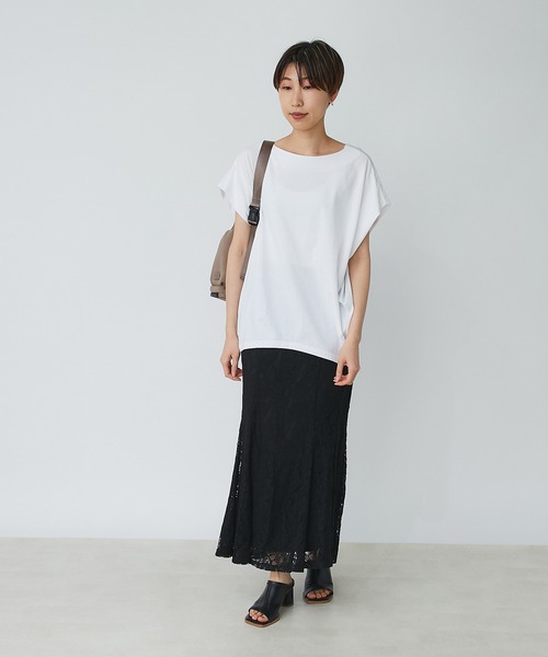 un dix cors（アンディコール）の「スタイルアップ　レースマーメードスカート（スカート・レディース・ブラック/グリーン/アッシュグレー/オレンジ・FREE）」の8枚目の写真