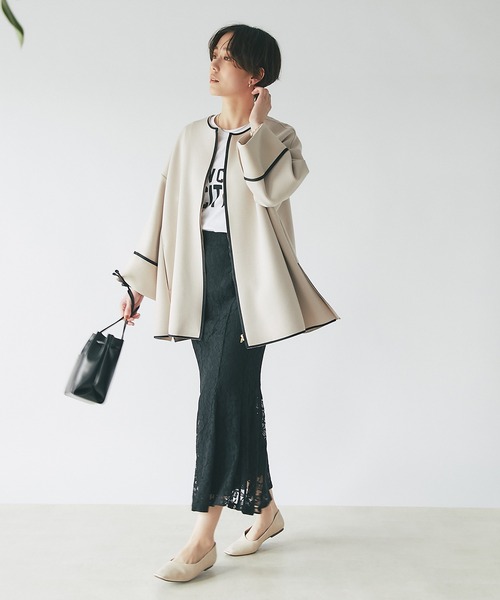 un dix cors（アンディコール）の「スタイルアップ　レースマーメードスカート（スカート・レディース・ブラック/グリーン/アッシュグレー/オレンジ・FREE）」の22枚目の写真