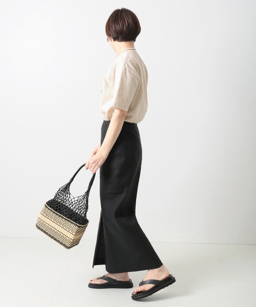 MIXTA(ミクスタ)の「《別注》【MIXTA/ミクスタ】POSITIVE FEELING S/S T-SHIR:Tシャツ(Tシャツ/カットソー・レディース・ブラック/ナチュラル・M)」の18枚目の写真